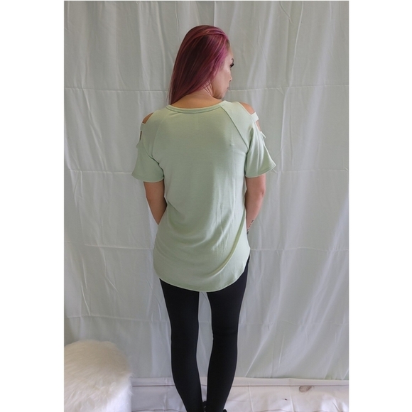 Cold Shoulder Top - Picture 7 of 7